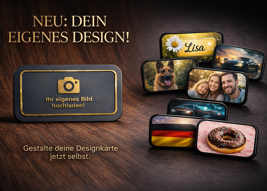 Individuelle Designkarte